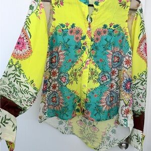 FARM Rio - Floral Patterned Women's Top